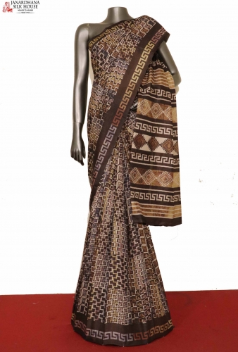 Soft Printed Art Silk Saree